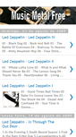 Mobile Screenshot of music-metal-free-ledzeppelin.blogspot.com