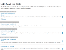 Tablet Screenshot of letsreadthebible.blogspot.com