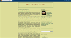 Desktop Screenshot of mediaruminations.blogspot.com