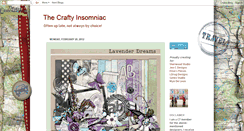 Desktop Screenshot of craftyinsomniac.blogspot.com