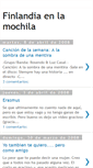 Mobile Screenshot of finlandmochila.blogspot.com