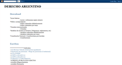 Desktop Screenshot of derechoar.blogspot.com