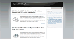 Desktop Screenshot of engraved-weddingbands.blogspot.com