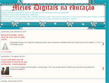 Tablet Screenshot of meiosdigitaisnaeducacao.blogspot.com