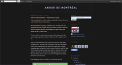 Desktop Screenshot of amour-montreal.blogspot.com
