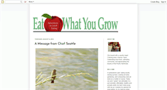 Desktop Screenshot of eatwhatyougrow.blogspot.com