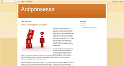 Desktop Screenshot of antiprinsessa.blogspot.com