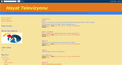 Desktop Screenshot of hayattelevizyonu.blogspot.com