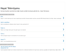 Tablet Screenshot of hayattelevizyonu.blogspot.com