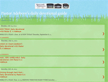Tablet Screenshot of openheavensdevotional.blogspot.com