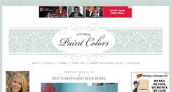 Desktop Screenshot of favoritepaintcolors.blogspot.com