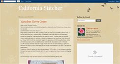 Desktop Screenshot of californiastitcher.blogspot.com