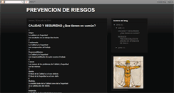 Desktop Screenshot of prevencion-prevencionderiesgos.blogspot.com