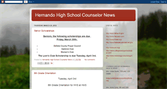 Desktop Screenshot of hhscounselornews.blogspot.com