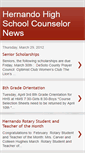 Mobile Screenshot of hhscounselornews.blogspot.com