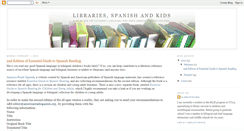 Desktop Screenshot of librariesspanishkids.blogspot.com