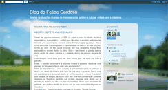 Desktop Screenshot of blogdofelipecardoso.blogspot.com