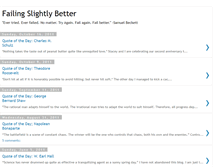 Tablet Screenshot of failingslightlybetter.blogspot.com