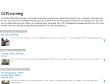 Tablet Screenshot of gcplearning.blogspot.com