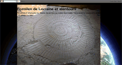 Desktop Screenshot of fossileslorrain.blogspot.com