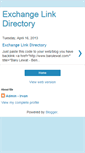Mobile Screenshot of exchangelinkdirectory.blogspot.com