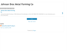 Tablet Screenshot of johnsonrollforming.blogspot.com