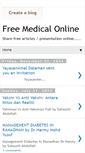 Mobile Screenshot of freemedicalonline.blogspot.com
