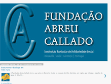 Tablet Screenshot of fundacaoabreucallado.blogspot.com