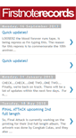 Mobile Screenshot of firstnoterecords.blogspot.com