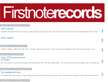 Tablet Screenshot of firstnoterecords.blogspot.com