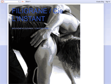 Tablet Screenshot of danse-filigrane.blogspot.com