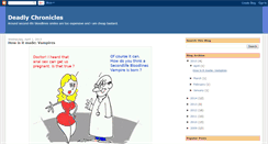 Desktop Screenshot of deadlychronicles.blogspot.com