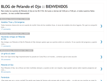 Tablet Screenshot of pelandoelojo.blogspot.com