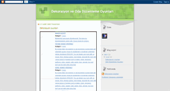 Desktop Screenshot of dekorasyonoyunlari.blogspot.com