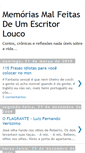 Mobile Screenshot of memoriasmalfeitas.blogspot.com