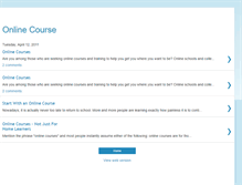 Tablet Screenshot of onlyicourses.blogspot.com