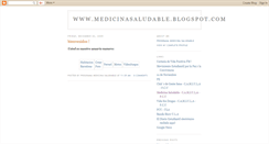 Desktop Screenshot of medicinasaludable.blogspot.com