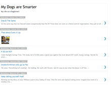 Tablet Screenshot of mydogsaresmarter.blogspot.com