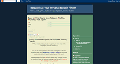 Desktop Screenshot of bargainista33544.blogspot.com