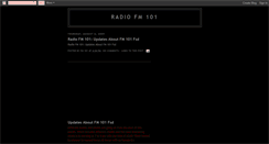 Desktop Screenshot of fmradio101.blogspot.com