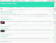 Tablet Screenshot of adamsbikeshop.blogspot.com