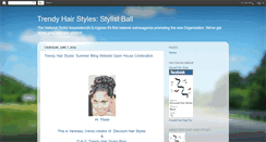 Desktop Screenshot of dhstrendyhairstyles.blogspot.com