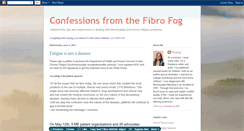 Desktop Screenshot of confessionsfromthefibrofog.blogspot.com