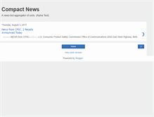 Tablet Screenshot of compactnews.blogspot.com