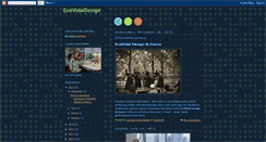 Desktop Screenshot of ecovidaldesign.blogspot.com