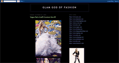 Desktop Screenshot of glamgodoffashion.blogspot.com