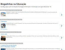 Tablet Screenshot of blogadinhasnaeducacao.blogspot.com