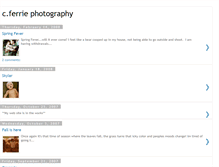 Tablet Screenshot of cferriephotography.blogspot.com