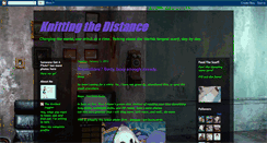 Desktop Screenshot of knittingthedistance.blogspot.com