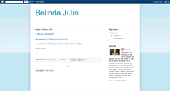 Desktop Screenshot of belindajulie.blogspot.com